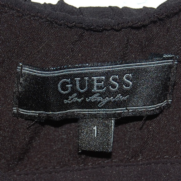 Guess Pleated Black Mini Dress - Picture 5 of 5